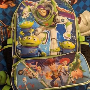 Toy Story Adjustable Book Bag EUC
